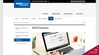 
                            4. Was ist RWTHonline? - RWTH AACHEN UNIVERSITY - Deutsch - Rwth Online Portal