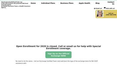 Washington Health Insurance Recommended Plans for Individuals