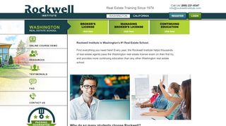 
                            2. Washington Real Estate School - Rockwell