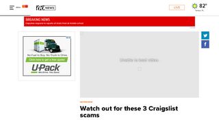 
Watch out for these 3 Craigslist scams | wtsp.com  

