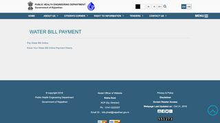 
                            2. Water Bill Payment - Water Portal Government of Rajasthan - Lokmitra Portal Online Payment