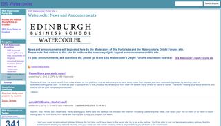 
                            3. Watercooler News and Announcements - EBS ... - Google Sites - Ebs Watercooler Portal Site