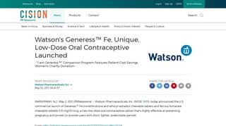
                            8. Watson's Generess™ Fe, Unique, Low-Dose Oral ... - I Am Generess Portal