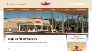 
                            8. Wawa Email Sign-Up: Receive The Latest News, Offers ... - Wawa Com Portal