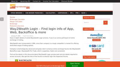 
                            6. Way2Wealth Login - Find login info of App, Web, Backoffice ...