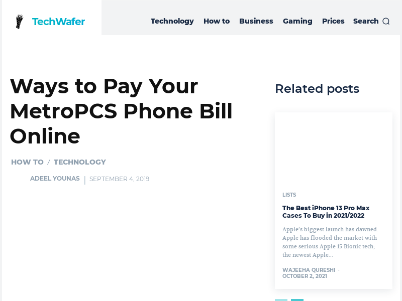 
                            7. Ways to Pay Your MetroPCS Phone Bill Online - TechWafer