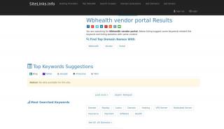
                            7. Wbhealth vendor portal Results For Websites Listing - SiteLinks.Info - Drswb Login