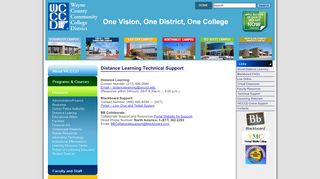 
WCCCD - Distance Learning - Wayne County Community ...  
