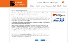 
                            7. WCS Online Registration - Wabash City Schools - Skyward Student Portal Wcs