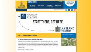 
                            6. WCTC Transfer Guides - Lakeland University - Wctc Portal