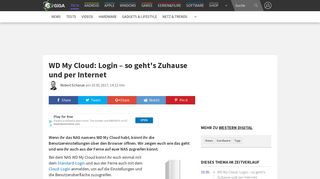 
                            7. WD My Cloud: Login – so geht's Zuhause und per Internet - Giga - Https Files Mycloud Com Login Php