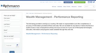 
                            7. Wealth Management - Performance Reporting - Rehmann - Rehmann Client Portal