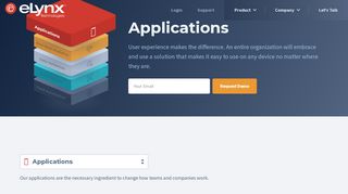 
                            4. Web App - Applications | eLynx Technologies - Elynx Portal Page