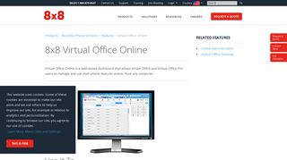 
Web-Based Dashboard | Virtual Office Online | 8x8, Inc.  
