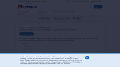 
                            5. Web Cash Manager - Manual