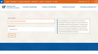 
                            6. Web Login Service - University of Florida - Outlook - Gatorlink Account Portal