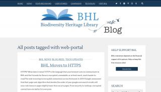 
                            2. web portal – Biodiversity Heritage Library - Bhl Web Portal