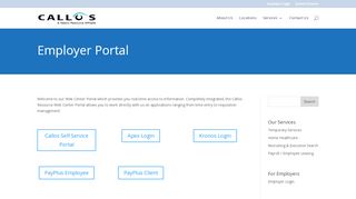 
                            3. Web Portal | Callos Resource - Self Portal Login Nesco