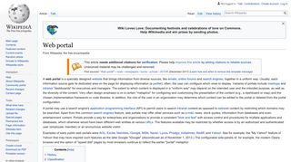 
                            4. Web portal - Wikipedia - Portal Sitesi