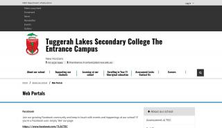 
                            2. Web Portals - Tuggerah Lakes Secondary College The Entrance ... - Tumbi Umbi High School Parent Portal