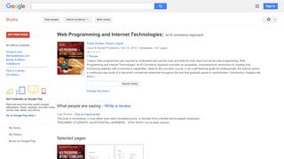
                            4. Web Programming and Internet Technologies: An E-commerce ... - Web10 Login