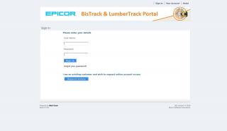 
                            1. Web Track: Sign In - Bistrack Support Portal