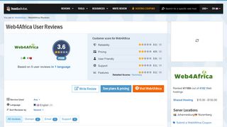 
                            6. Web4Africa Reviews by 9 Users & Expert Opinion - Jan 2020 - Web4africa Ng Portal