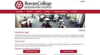 
                            6. WebAdvisor Login | Top Community College in New ... - RCBC