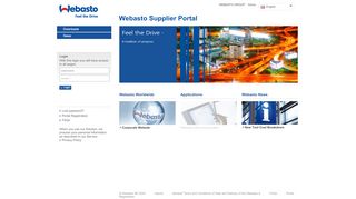 
                            1. Webasto Supplier Portal - Webasto Supplier Portal