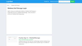 
                            4. Webbest Self Storage Login or Sign Up - Webbest Self Storage Login