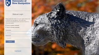 
                            1. Webcat Login - University of New Hampshire - Webcat Login