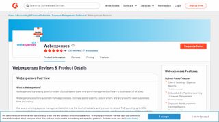 
                            6. Webexpenses Reviews 2020: Details, Pricing, & Features | G2 - Https Portal Webexpenses Com We