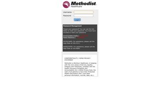 
                            4. weblogon.methodisthealth.org - Methodist Le Bonheur - Methodist Healthcare Org Portal