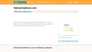 
                            3. Webmail Bakkavor (Webmail.bakkavor.com) - Kemp Login ... - Bakkavor Email Login