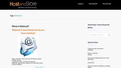 Webmail  HostandStore