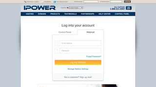 
                            7. WebMail - iPower - Ipowerweb Email Portal