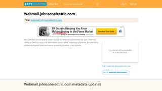 
                            7. Webmail Johnson Electric (Webmail.johnsonelectric.com ... - Johnson Electric Webmail Login