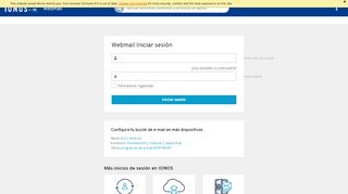 
                            6. Webmail login » Acceso al correo electrónico | IONOS by 1&1 - 1and1 Webmail Portal Canada