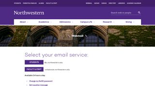 
                            8. Webmail : Northwestern University - Edu Webmail Portal