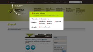 
                            1. Webmail | Reliance Connects – High Speed Internet ... - Reliance Webmail Portal