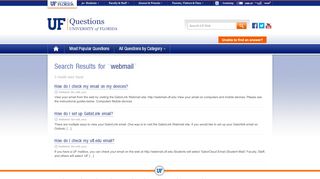 
                            7. webmail » Search Results » Questions » University of Florida - University Of Florida Webmail Portal