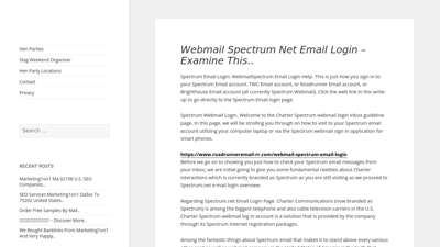 Webmail Spectrum Net Email Login - Examine This..