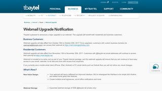 
                            7. Webmail Upgrade - Tbaytel - Tbaytel Net Portal