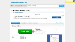 
                            8. webmail.alere.com at WI. Outlook Web App - Website Informer - Alere Webmail Login