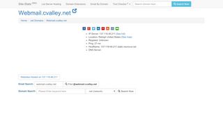 
                            5. Webmail.cvalley.net - Site-Stats .ORG - Chariton Valley Webmail Login
