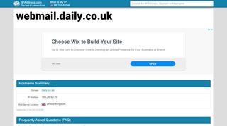 
                            8. ▷ webmail.daily.co.uk : WebMail - Login - www.co.uk - Daily Webmail Login