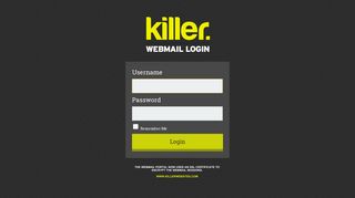 
                            5. webmail.killerwebsites.com/mail6/ - Killer Websites Portal