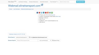 
                            8. Webmail.slinetransport.com - Site-Stats .ORG - Longlines Webmail Portal