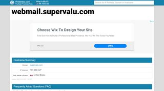 
                            8. webmail.supervalu.com Website statistics and traffic analysis ... - Supervalu Webmail Login