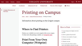 
                            5. Webprint - Printing from Personal Computers to Public Printers - Webprint Portal